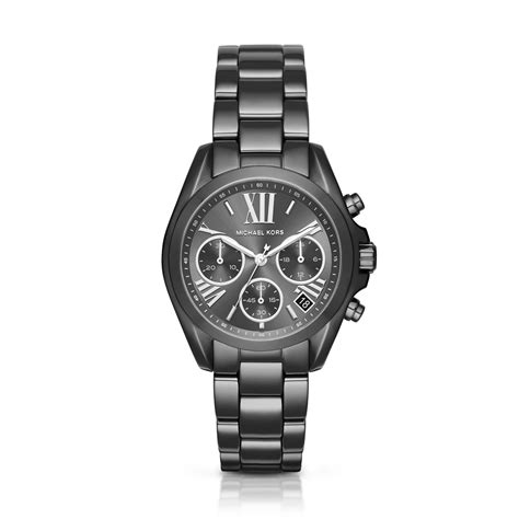 michael kors mini bradshaw gunmetal-tone watch mk6249|Michael Kors Mini Bradshaw Watches for Women .